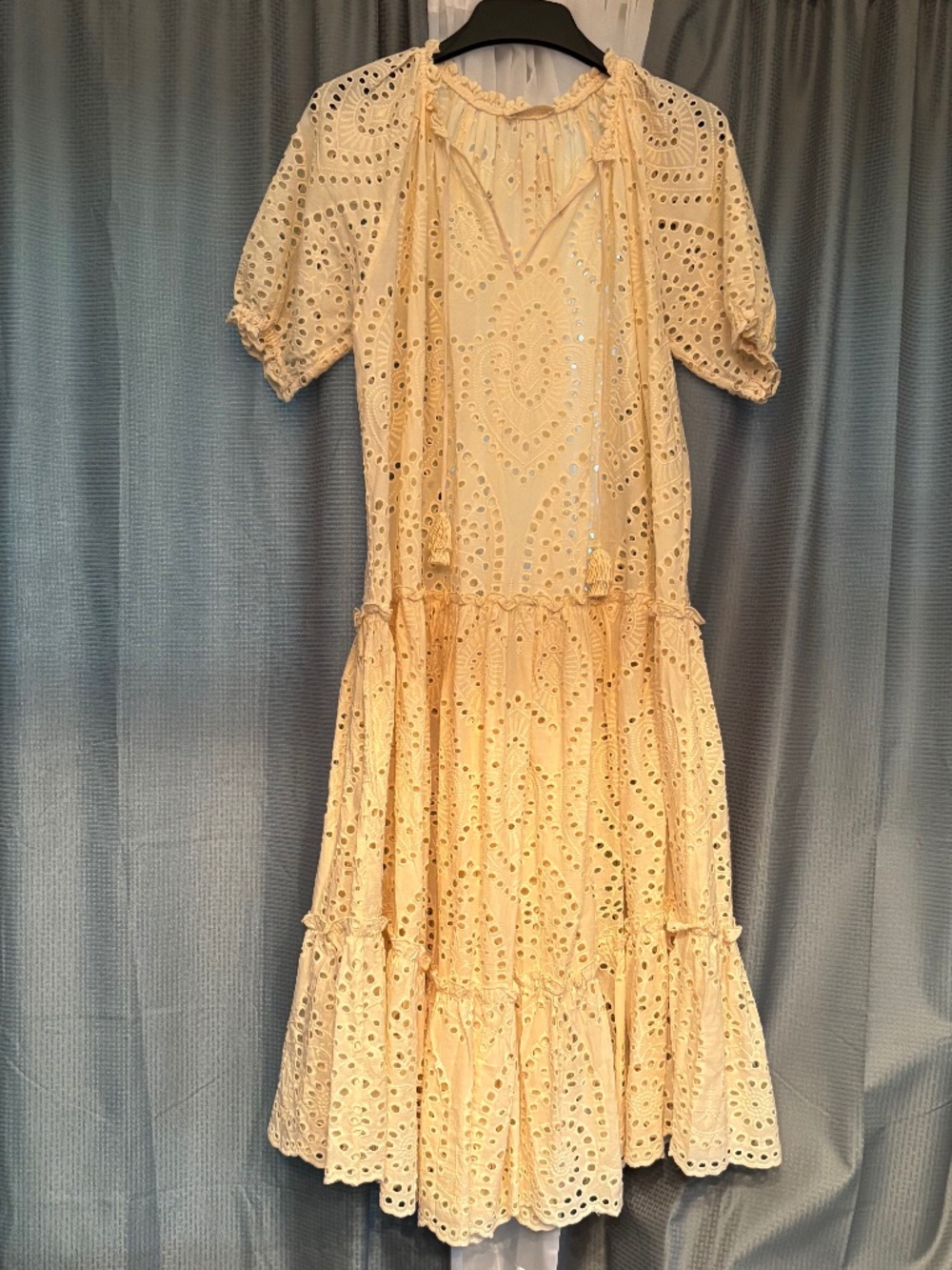 Spell & the Gypsy collective fairytale anglaise cream eyelet maxi dress